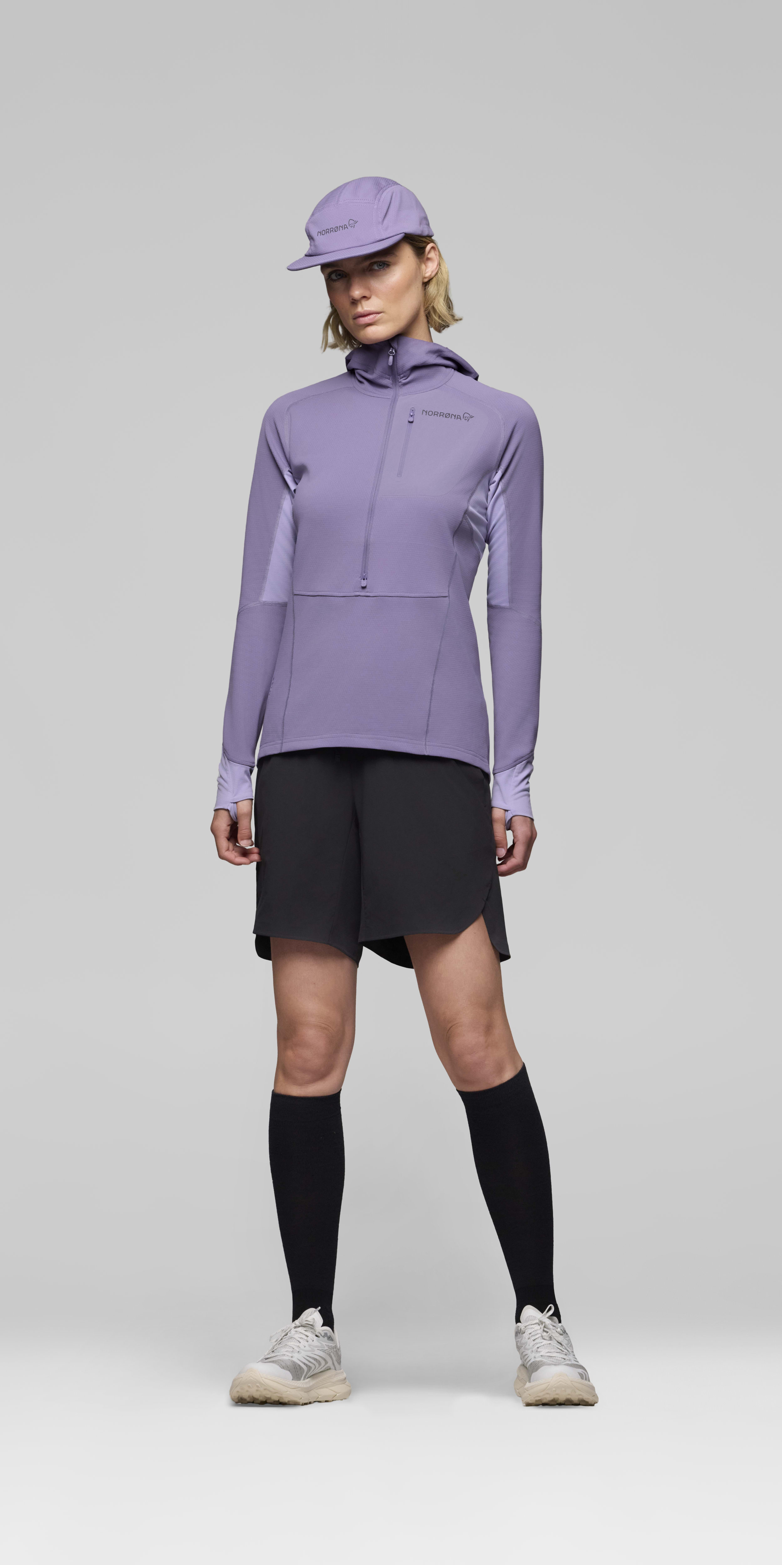 Female Look front image of senja warm1 Hood Purple Sage/Heirloom Lilac