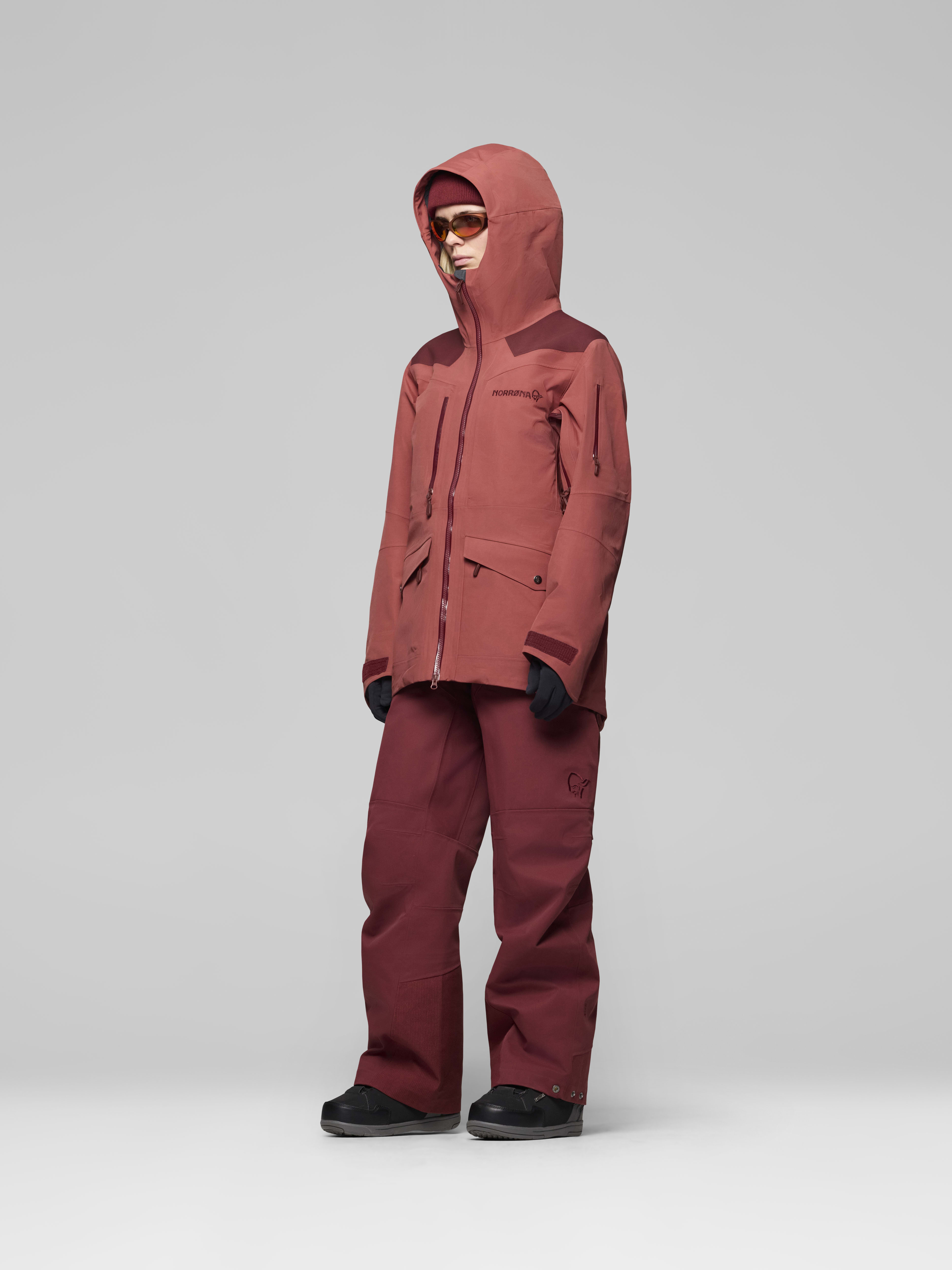 Female Look side image of tamok dri3 Jacket Cowhide/Port