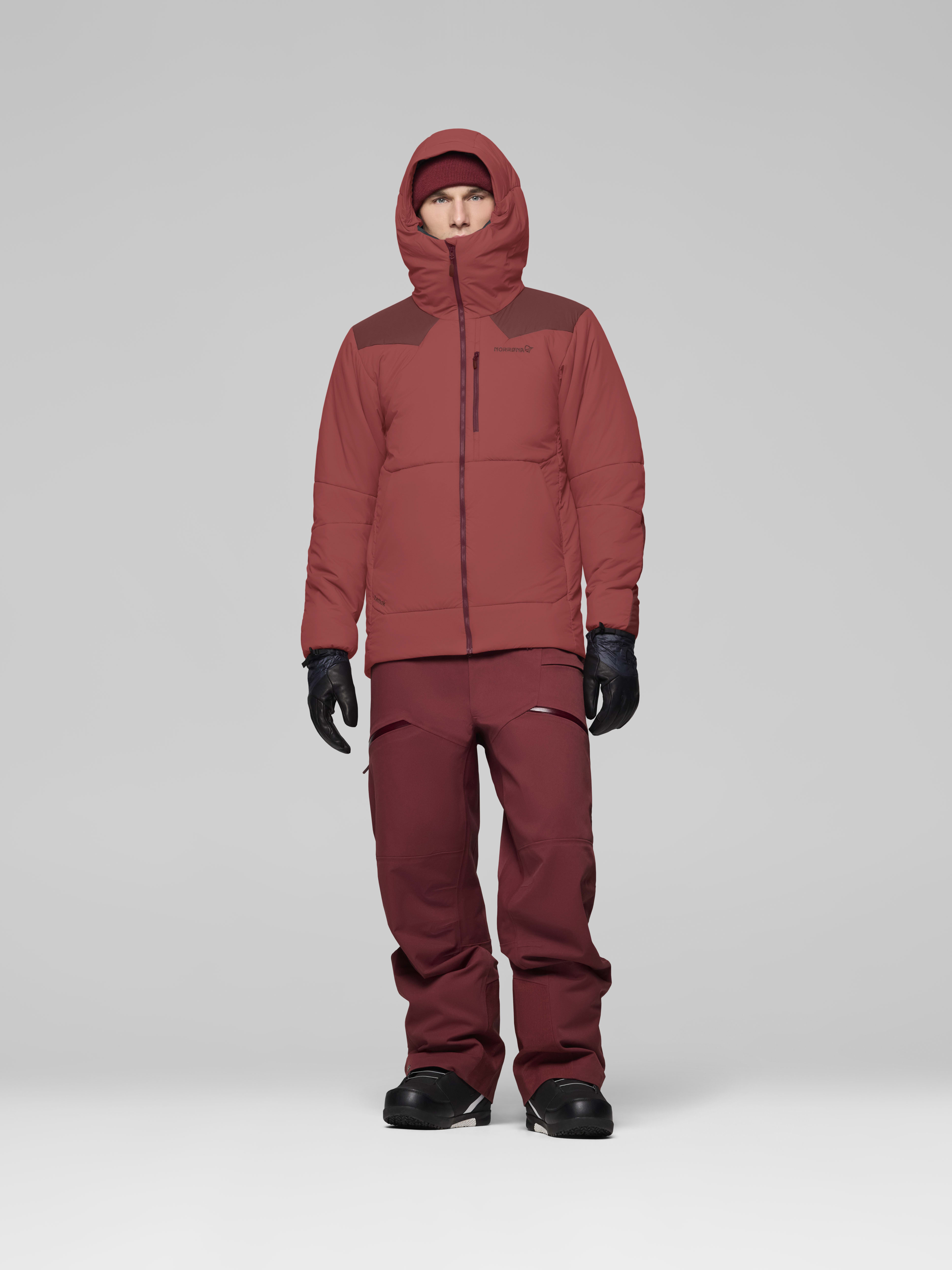 Male Look opening image of tamok thermo80 Zip Hood Cowhide/Port