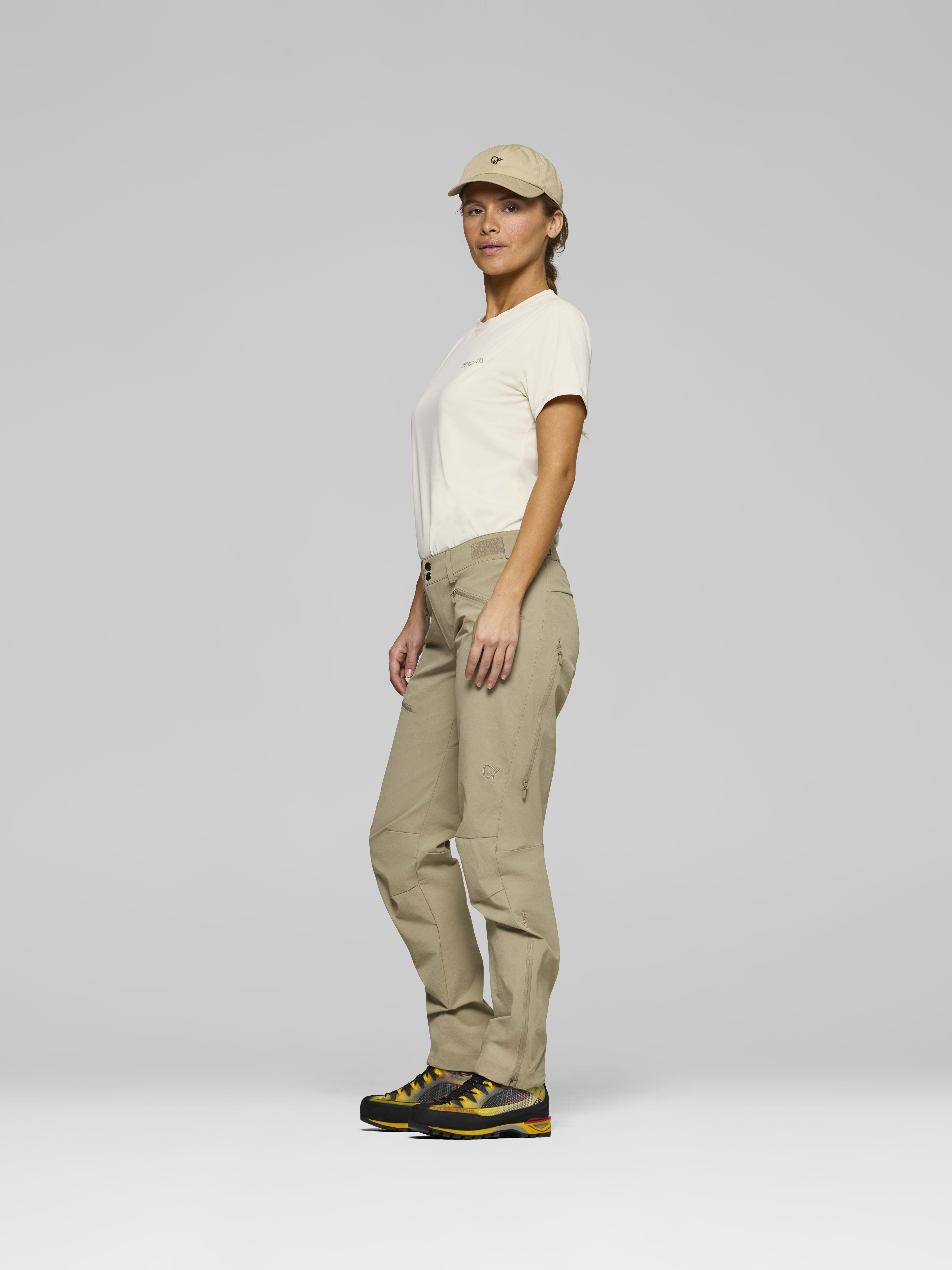 Female Look side image of falketind flex1 Pants Winter Twig