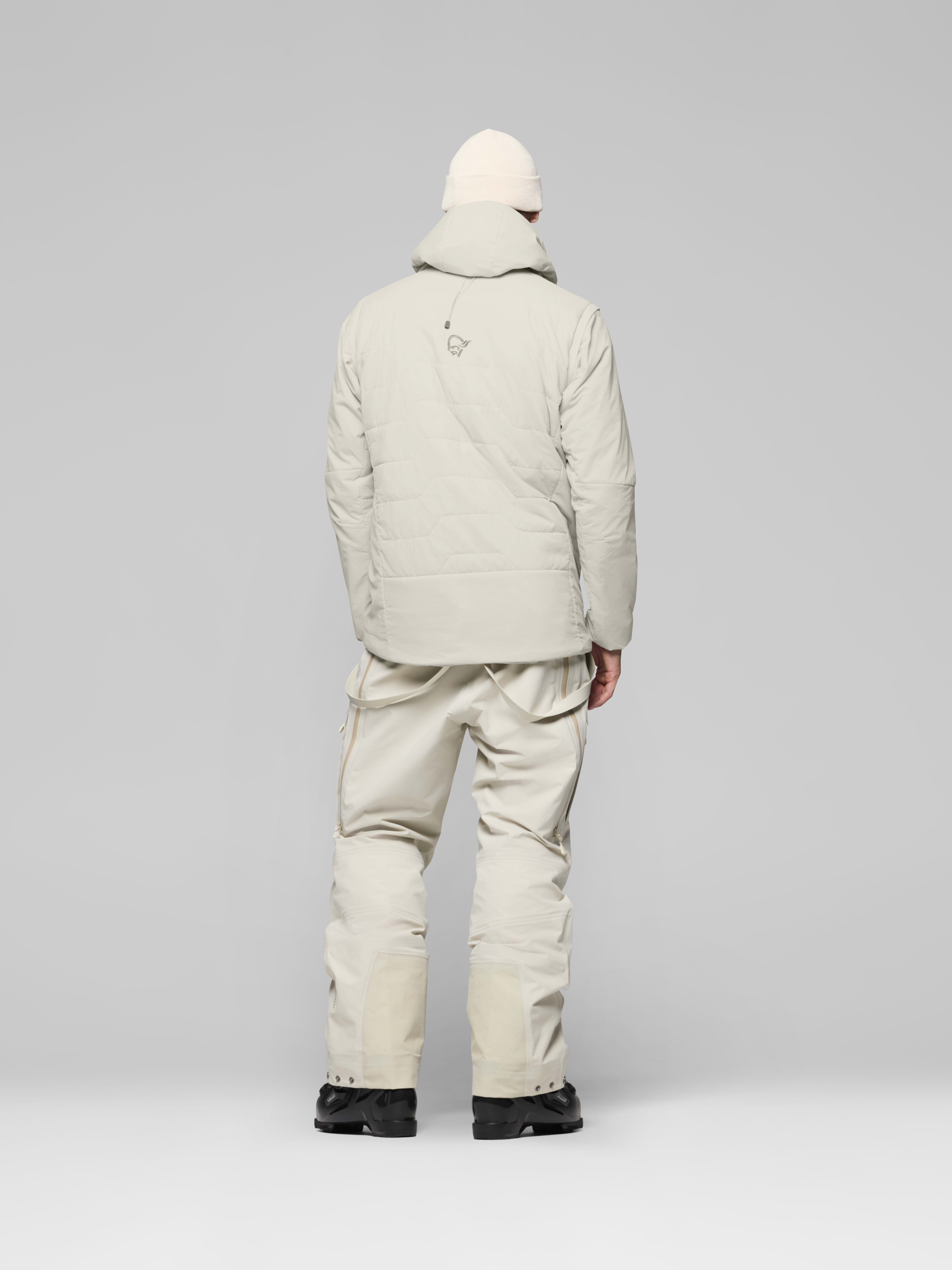 Male Look back image of more thermo60 aero200 Jacket Oatmeal