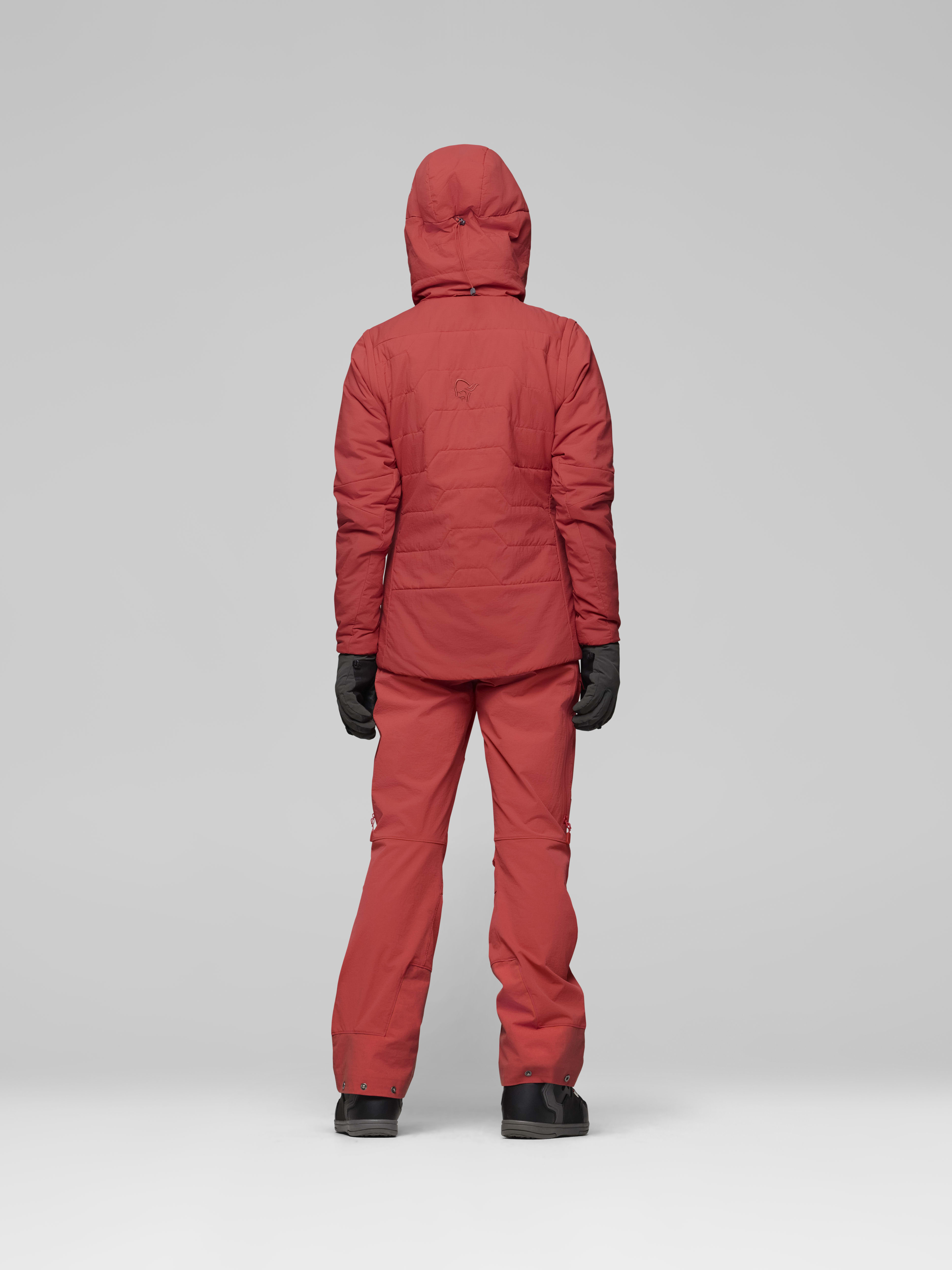 Female Look back image of more thermo60 aero200 Jacket Baked Apple