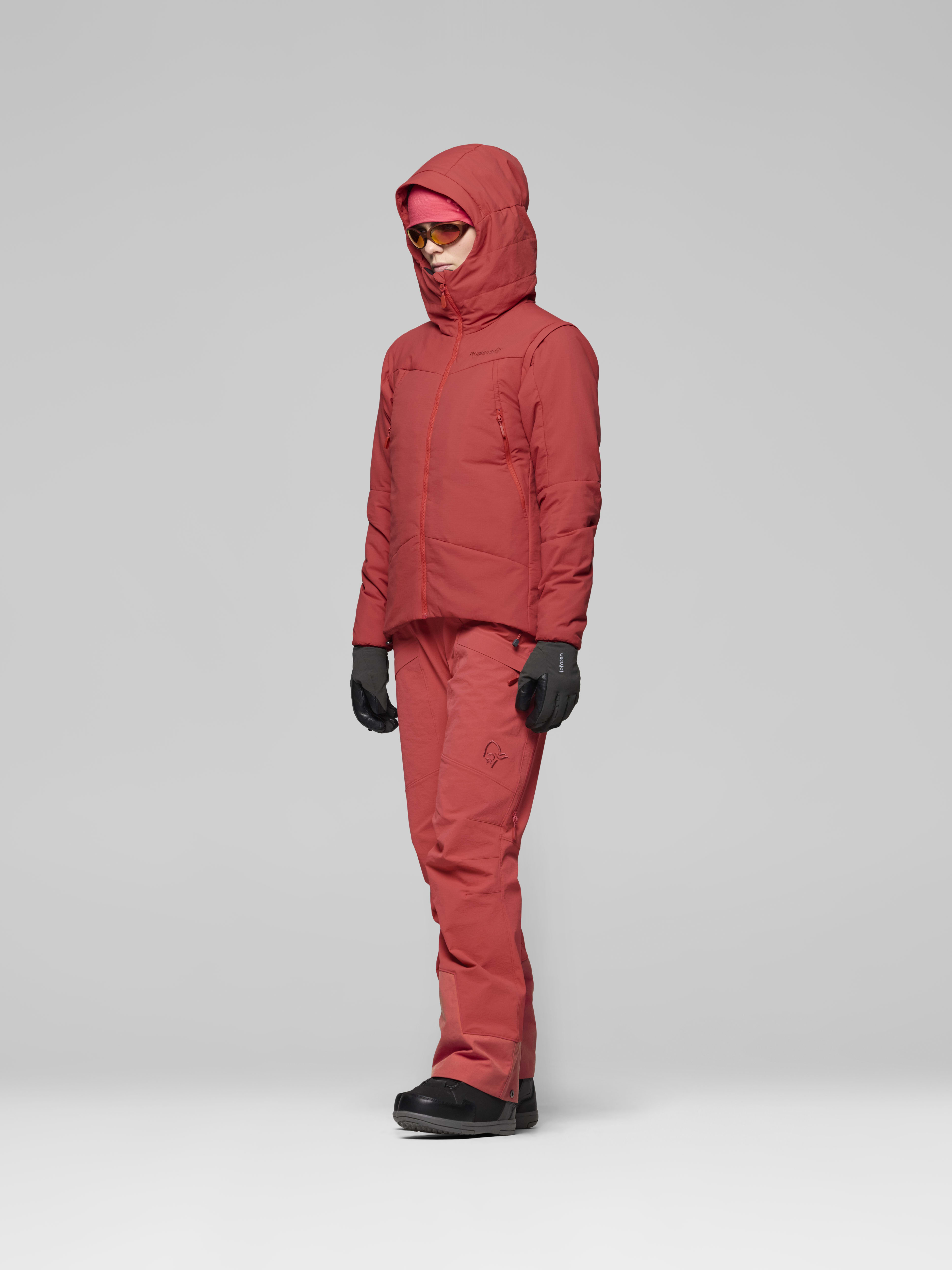 Female Look side image of more thermo60 aero200 Jacket Baked Apple