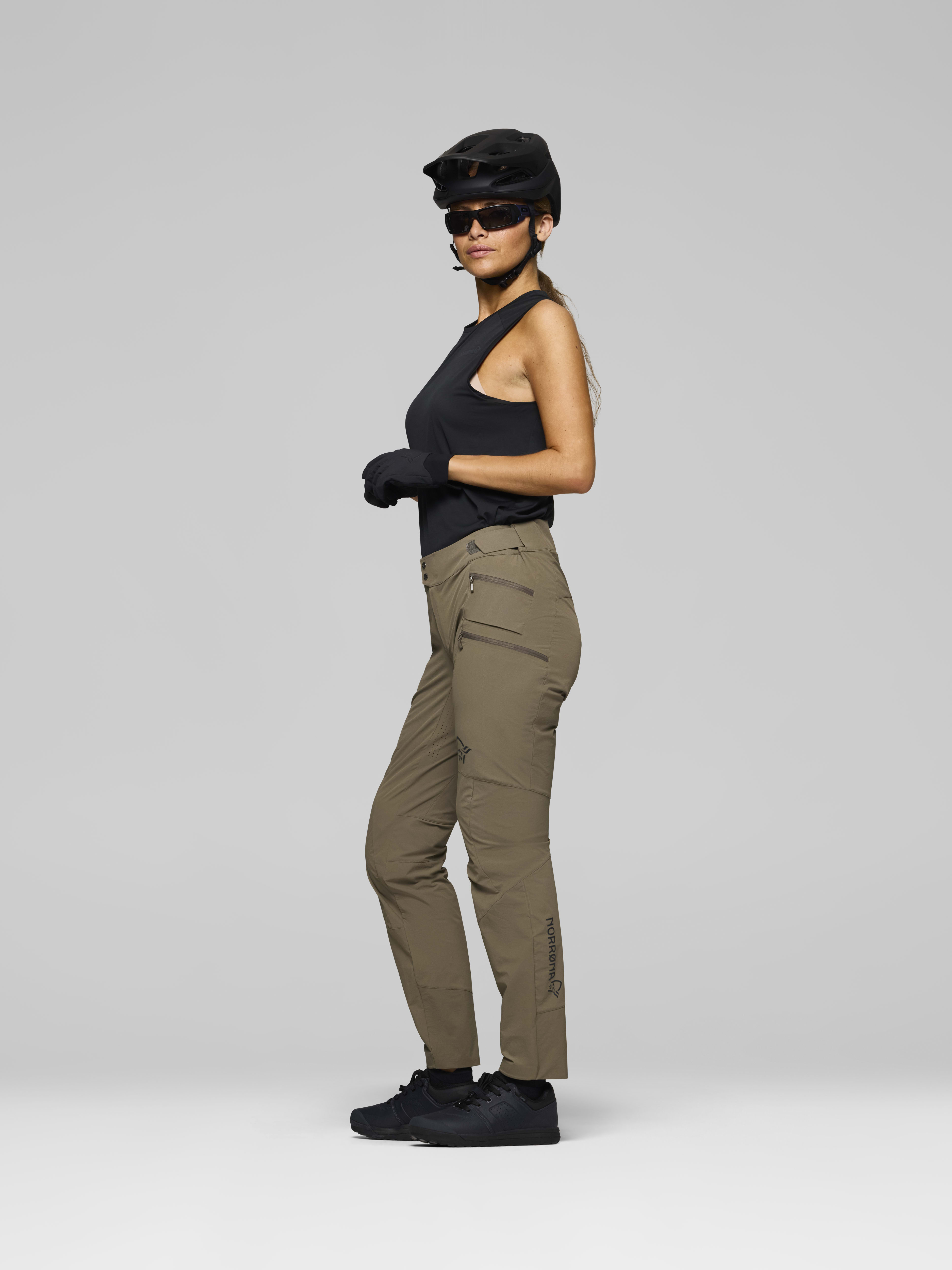 Female Look side image of fjora flex1 tech Pants Bungee cord