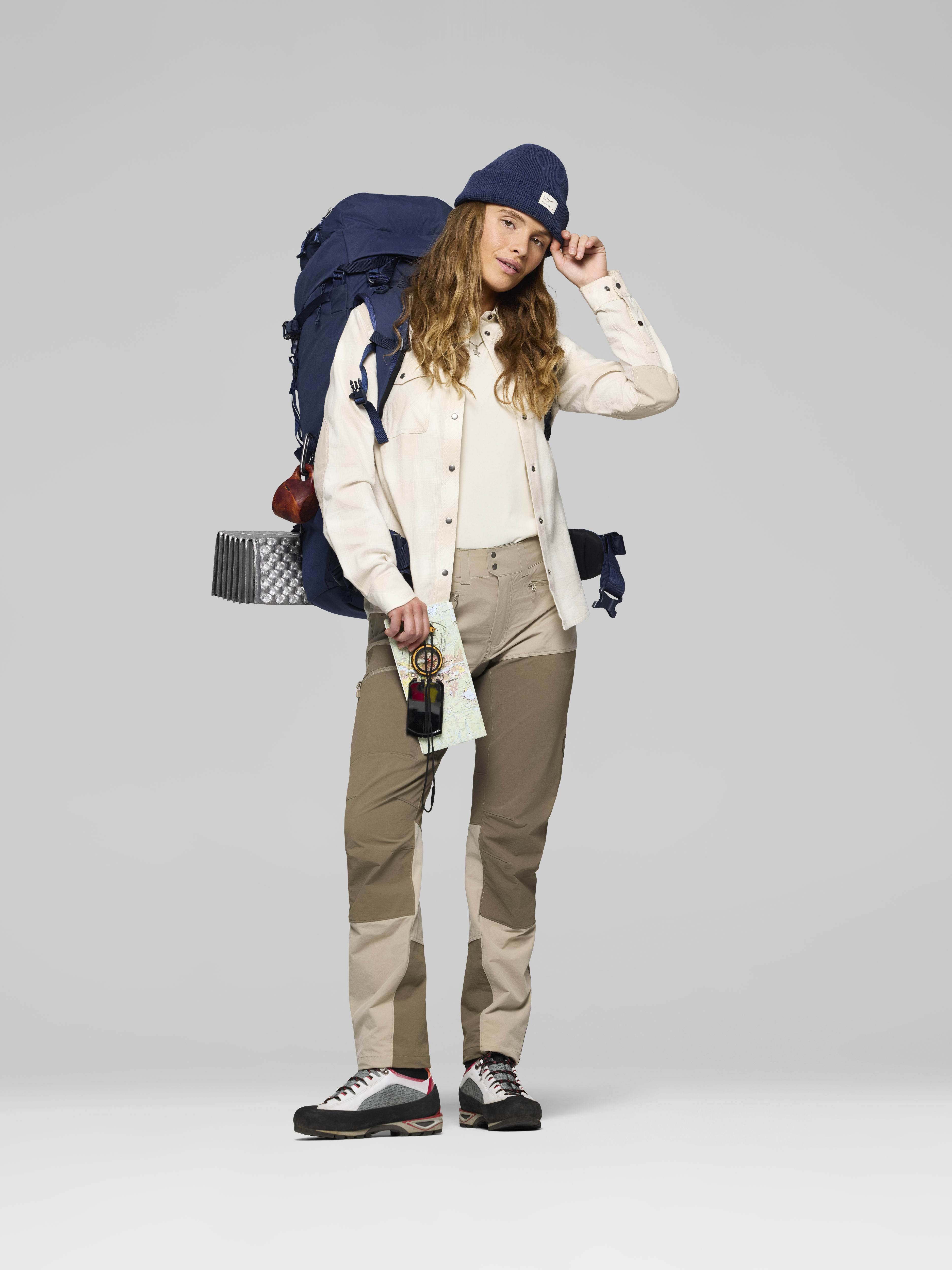 Female Look opening image of femund cotton flex1 light Pants Winter Twig/Bungee cord