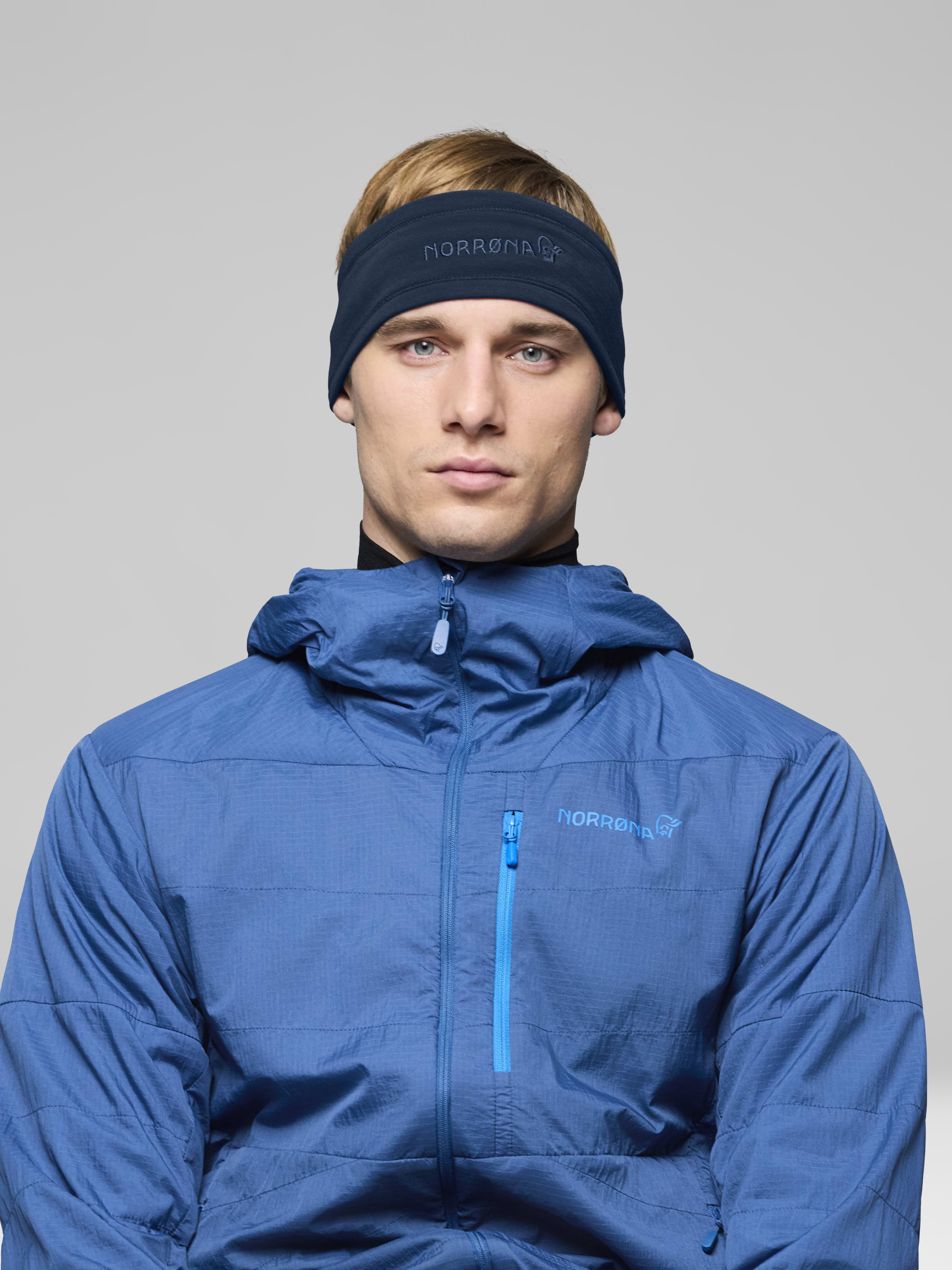 Female Look front image of 29 warmwool2 Headband Indigo Night