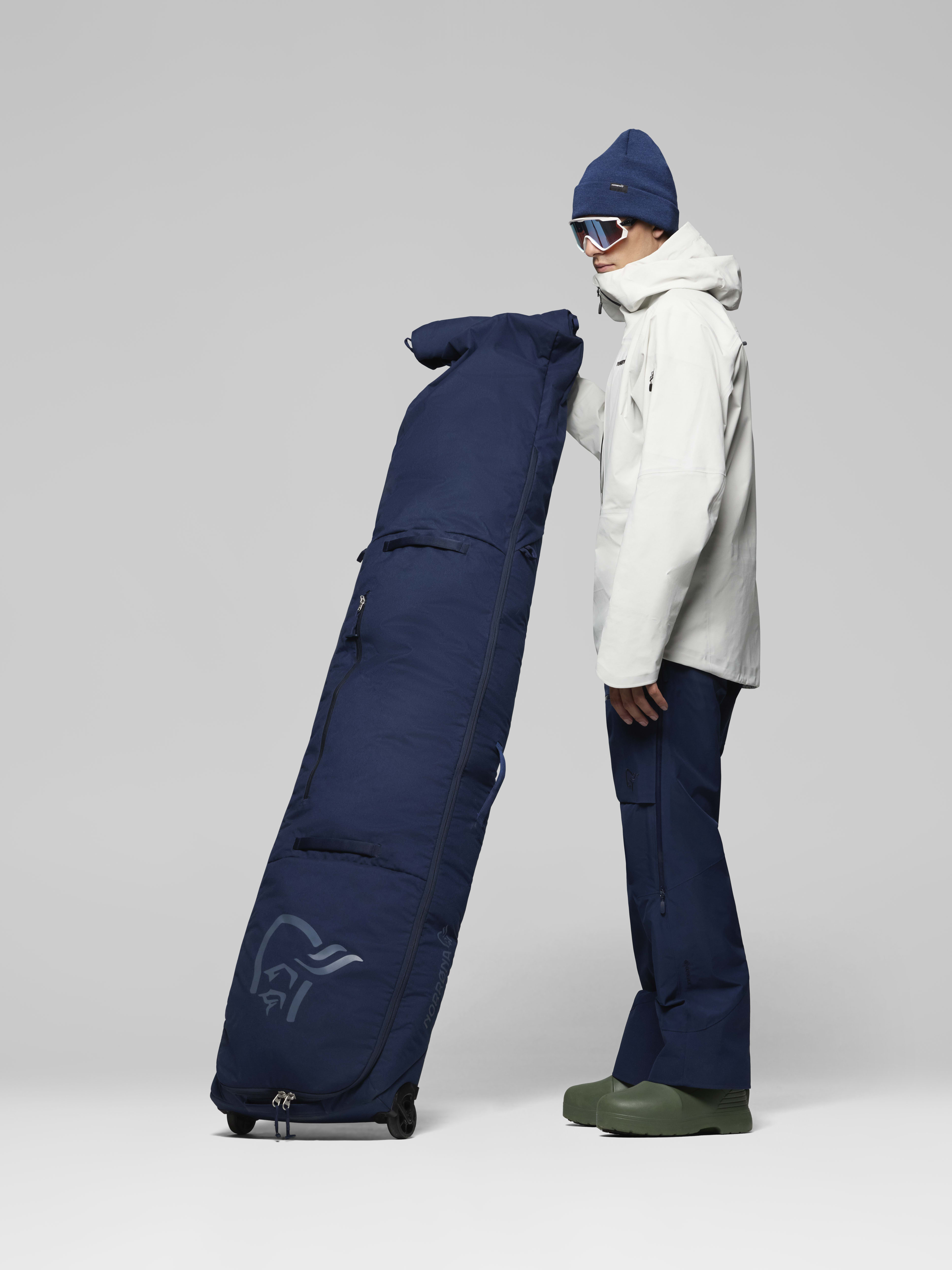 Female Look front image of norrona XL Ski Bag Indigo Night