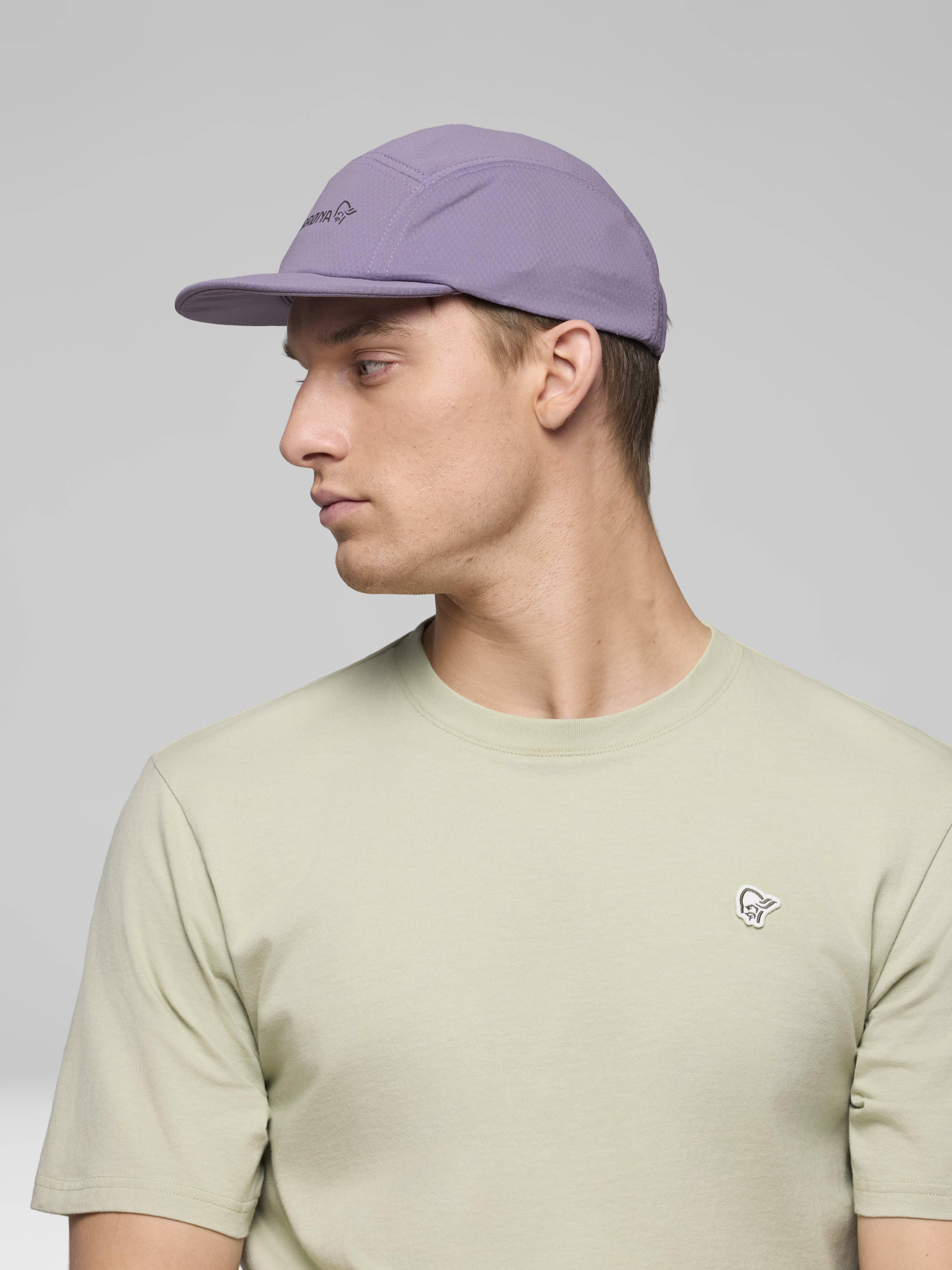 Female Look side image of senja Cap Purple Sage