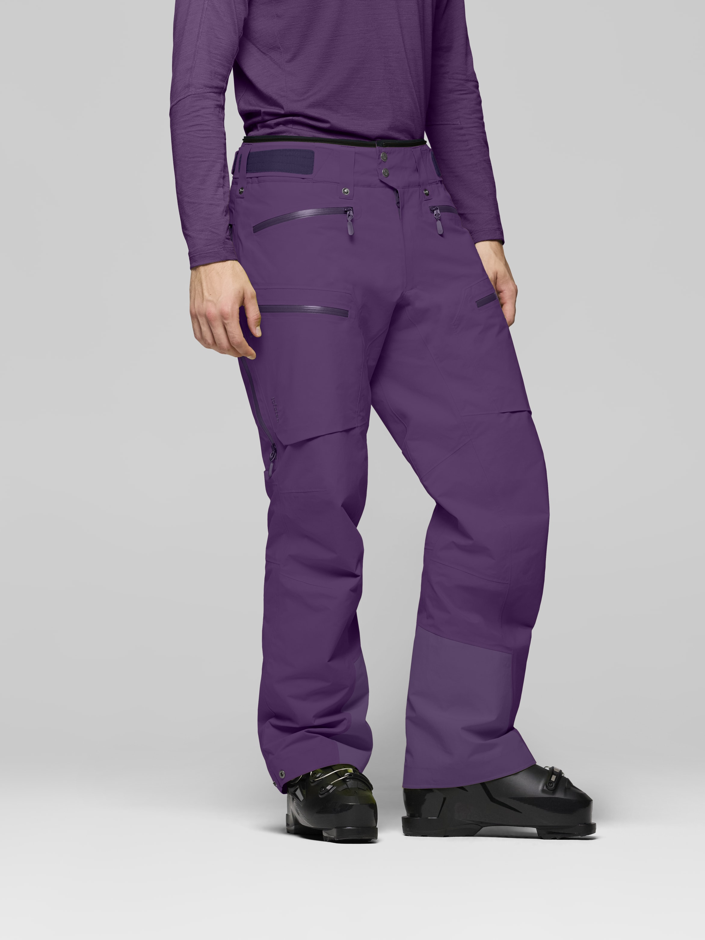 Male Look image of lofoten Gore-Tex thermo60 Pants Wineberry