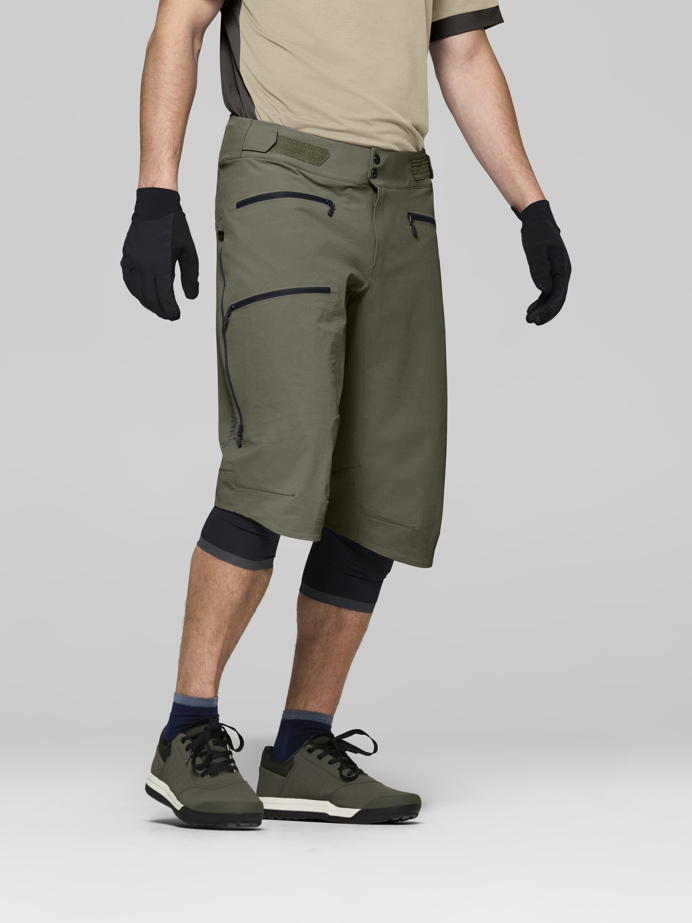 Male Look image of fjora flex1 Shorts Olive Night