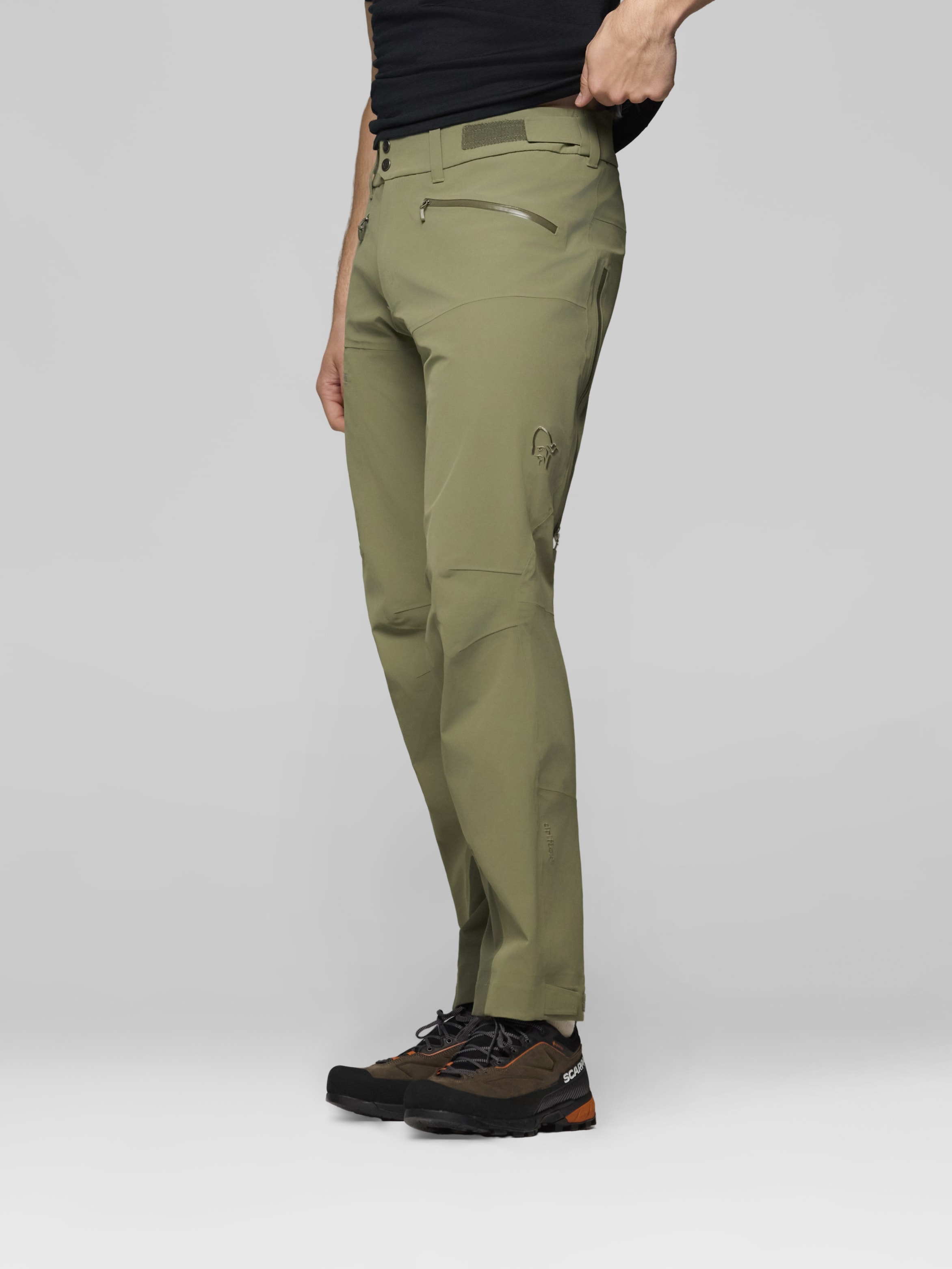Male Look  image of femund driflex3 Pants Deep Lichen Green