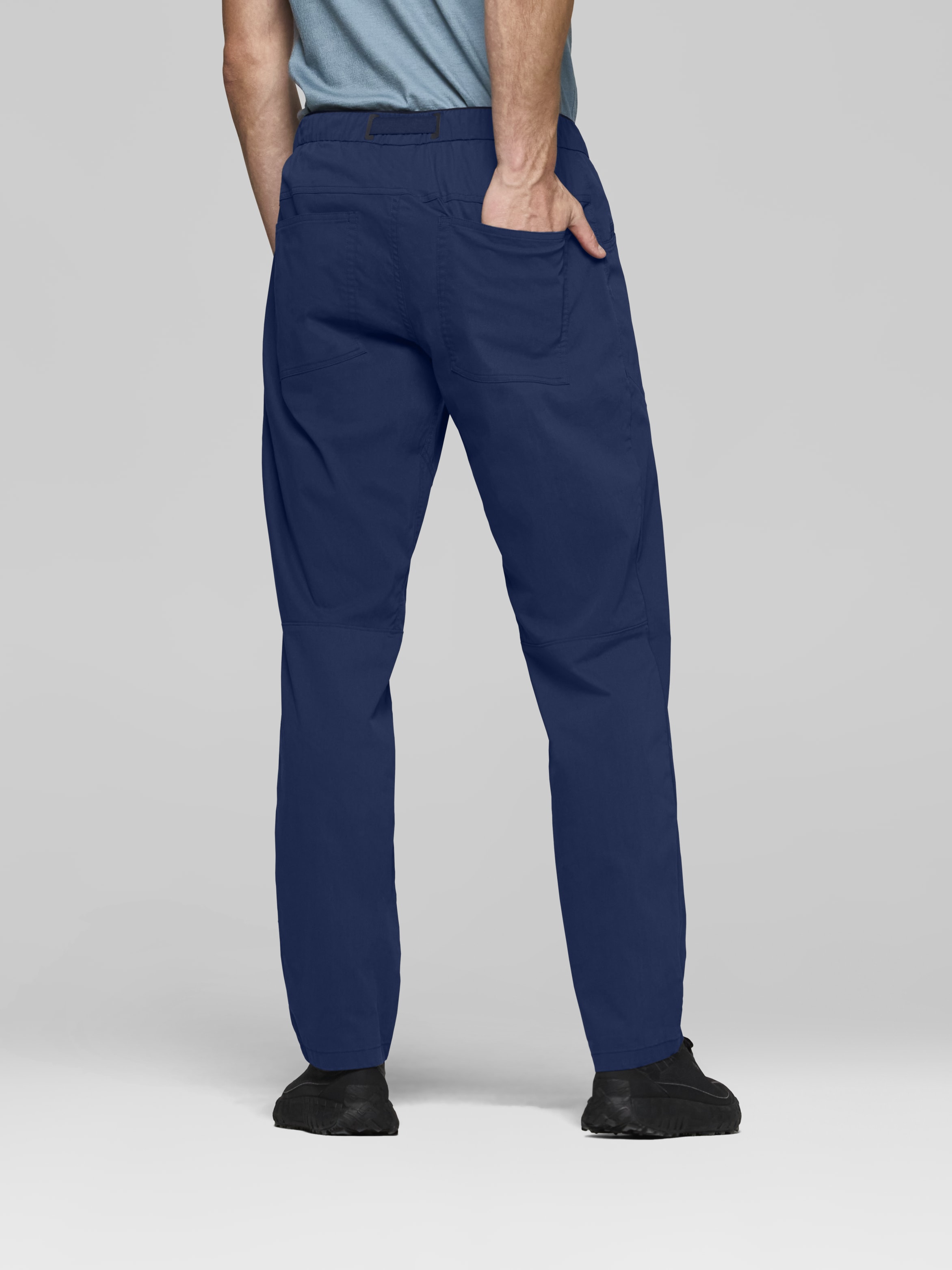 Male Look  image of femund mid cotton Pants Indigo Night