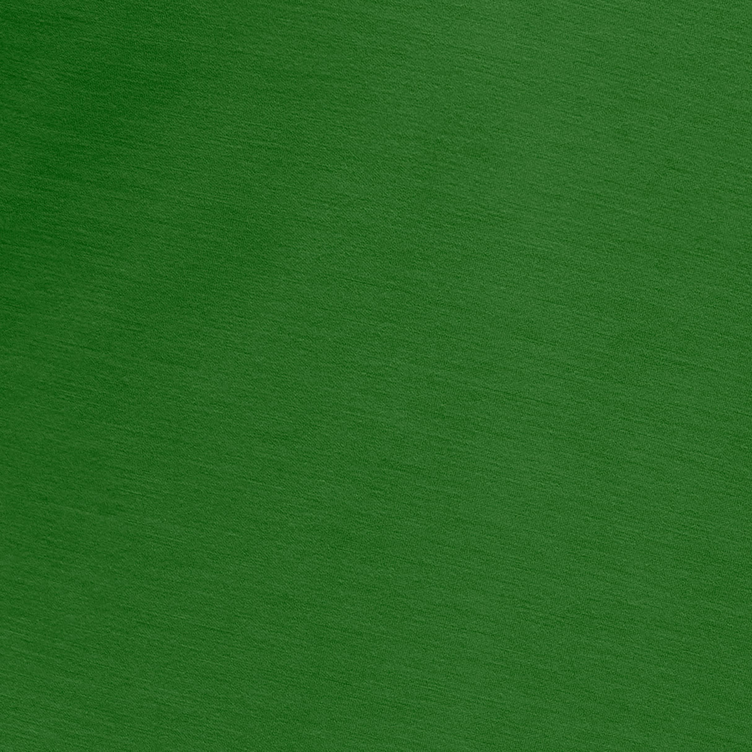 Solid green fabric with a subtle texture. 
