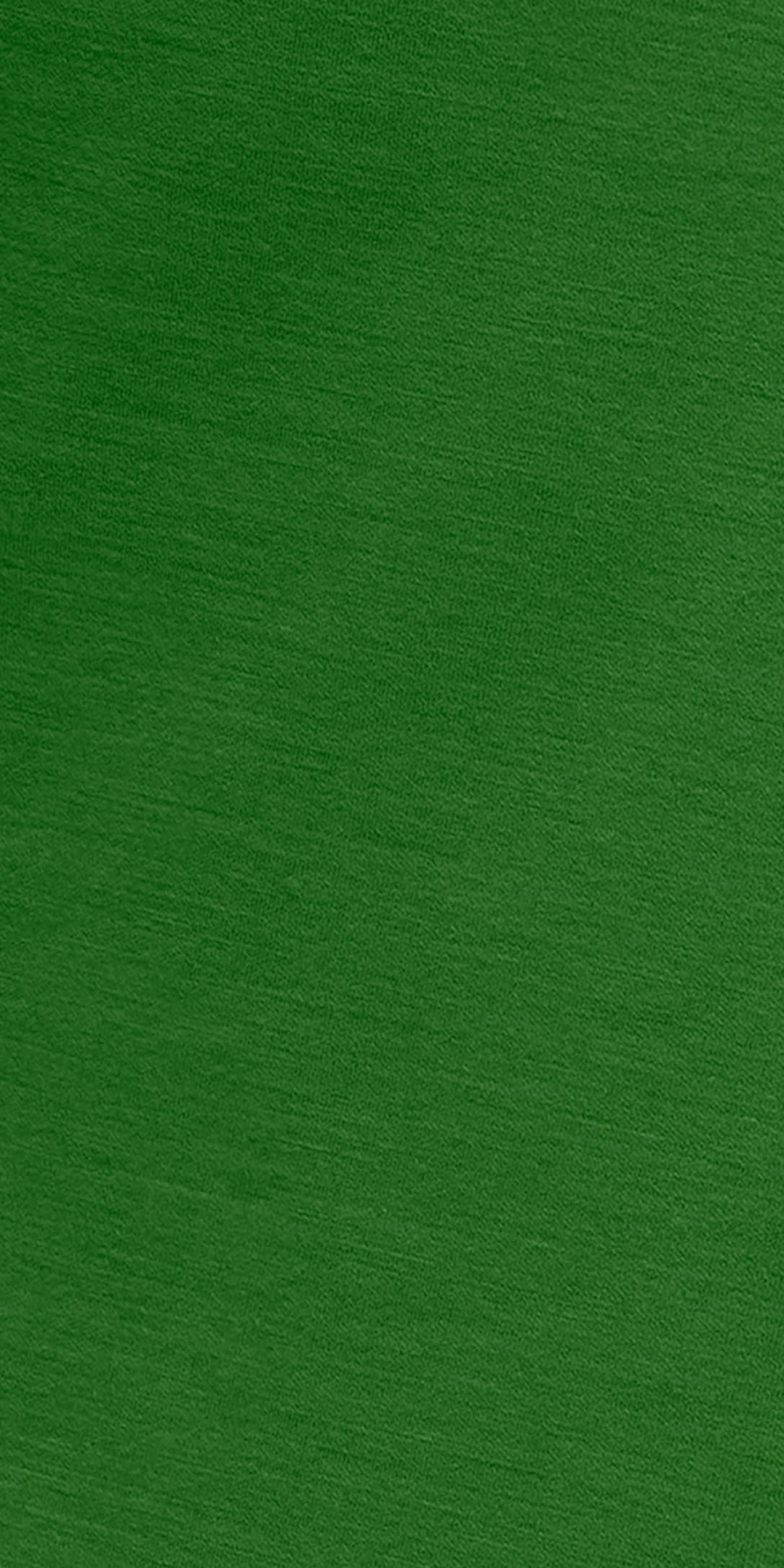 Solid green fabric with a subtle texture. 
