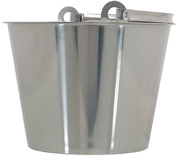 Bøtte uten bunnring 12L rustfri
