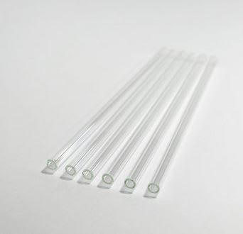 Sugerør i glass 15 cm pk med 50 stk