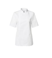 Segers kokkejakke 1602-201 str 46 dame kort arm hvit