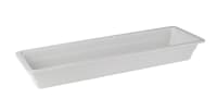 Norma Melamin kantine 2/4 GN hvit 65 mm dyp