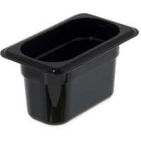 Carlisle kantine sort 1/9 GN 100 mm
