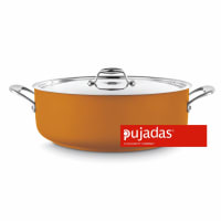 Kasserolle med lokk 28cm 5,8L Gul