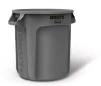 Rubbermaid 2610 grå plastdunk 38L