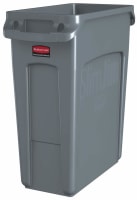 Rubbermaid 3541 grå Slim Jim avfallsbeholder 60L