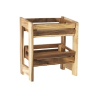 Stativ for display i tre med 2 medium kasser