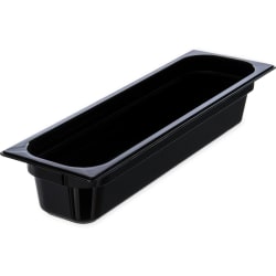 Carlisle kantine for varme sort 2/4 GN 100 mm