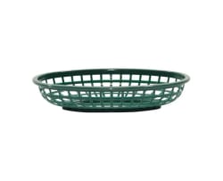 Plastkurv oval forrest green 23,5x15,5 cm