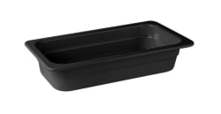Norma Melamin kantine 1/3 GN sort 100 mm dyp