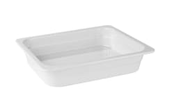 Norma Melamin kantine 1/2 GN hvit 100 mm dyp