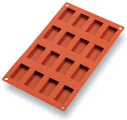 Silikonform financier 16 stk