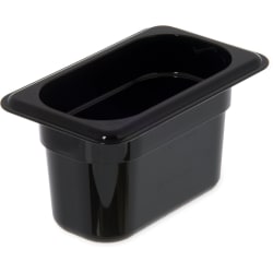 Carlisle kantine sort 1/9 GN 100 mm