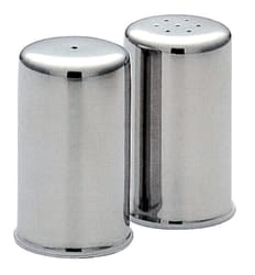 Salt- og pepperbøsse i rustfritt stål