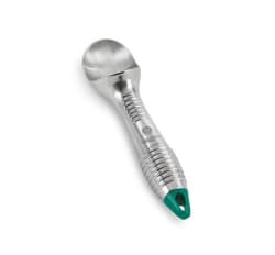 Isskje med olje aluminium str 16 grønn