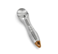 Isskje med olje aluminium str 20 gul