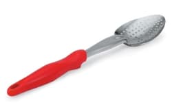 Vollrath serveringsskje rød perforert 35 cm