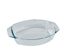 Ildfast form ovalt 35x24x6,5 cm 3 l