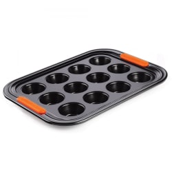 Le Creuset muffinform 12stk sort