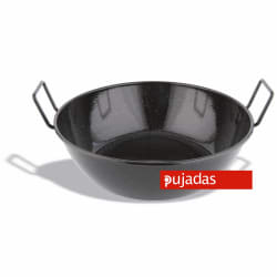 Emaljert panne med håndtak Ø14 cm