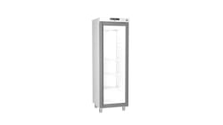 Hoshizaki Compact FG 420 L-L DR E Fryseskap Hvit m/glassdør og ben