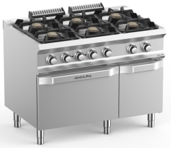 MBM Domina Pro 700 FB711AFEXS komfyr gass m/el.vent. ovn 6 b