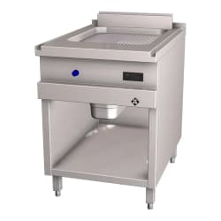 MKN Optima 850 Flatgrill Size 1 Half ribbed Gass