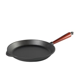 Skeppshult panne støpejern 28 cm med trehåndtak