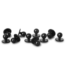 Segers kokkeknapper plast sort 10 pk