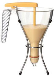 Sausedispenser i plast 0,75L inkl. stativ