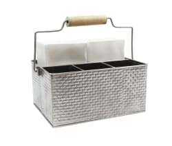 Bestikkholder Caddy stål