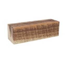 Menyholder i tre natur 12 x 4 x 4 cm