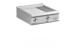 MBM Domina Pro 900 Flatgrill 2/3 glatt 1/3 rillet plate, topp