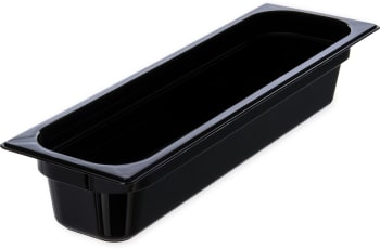 Carlisle kantine sort 2/4 GN 100 mm